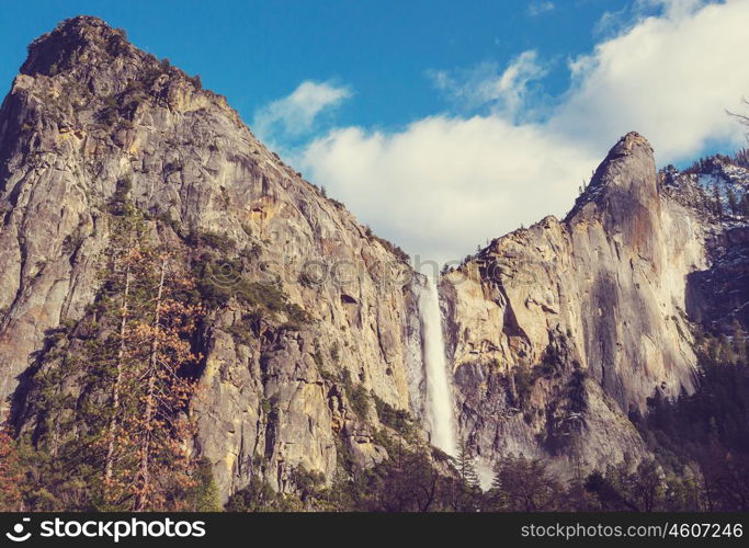 Yosemite. Beautiful Yosemite National Park landscapes, California