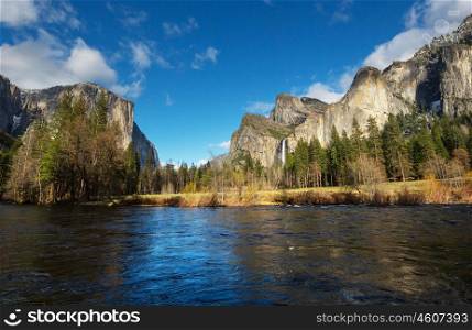 Yosemite. Beautiful Yosemite National Park landscapes, California