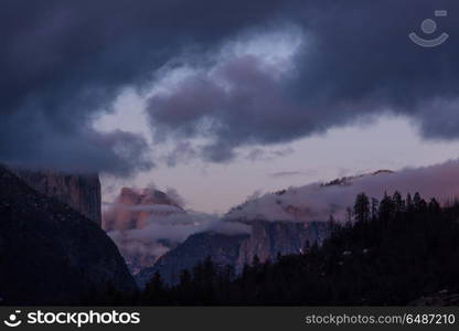 Yosemite. Beautiful Yosemite National Park landscapes, California