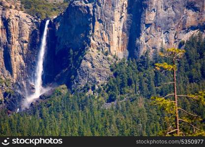 Yosemite Bridalveil fall waterfall National Park California USA