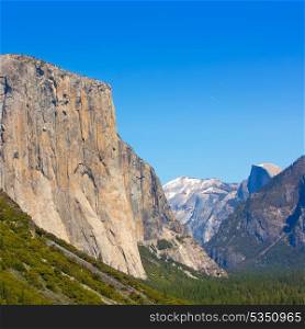 Yosemite el Capitan in California National Parks USA