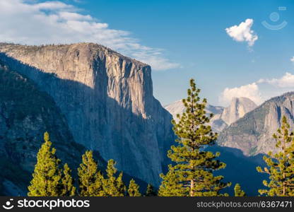 Yosemite National Park Valley summer landscape. California, USA.