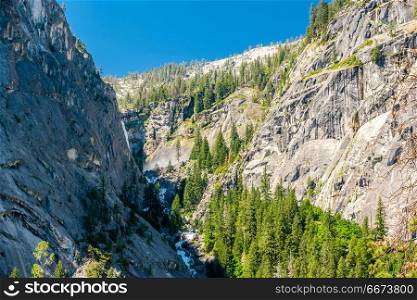 Yosemite National Park Valley summer landscape. Yosemite National Park Valley summer landscape. California, USA.