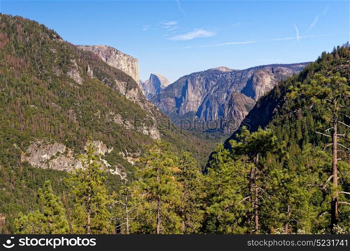 Yosemite Valley viewed from Tunnel View