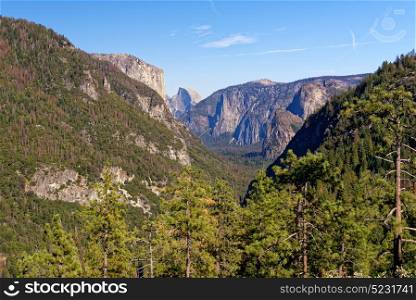 Yosemite Valley viewed from Tunnel View