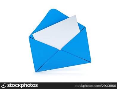 You&acute;ve got new mail (3d isolated on white background objects series)
