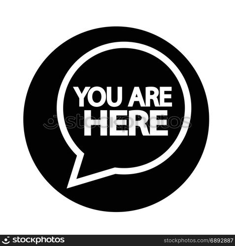 You are here icon