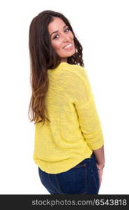 Young and beautiful. Studio shot of a beautiful young casual woman