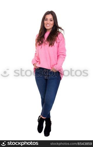 Young and beautiful. Studio shot of a beautiful young casual woman