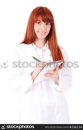 Young and successful doctor posing