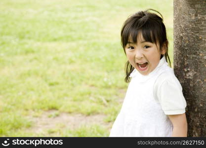 Young asian girl portrait