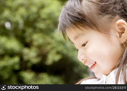 Young asian girl portrait