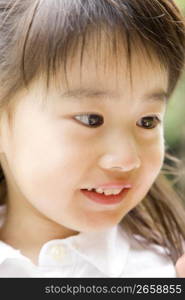 Young asian girl portrait