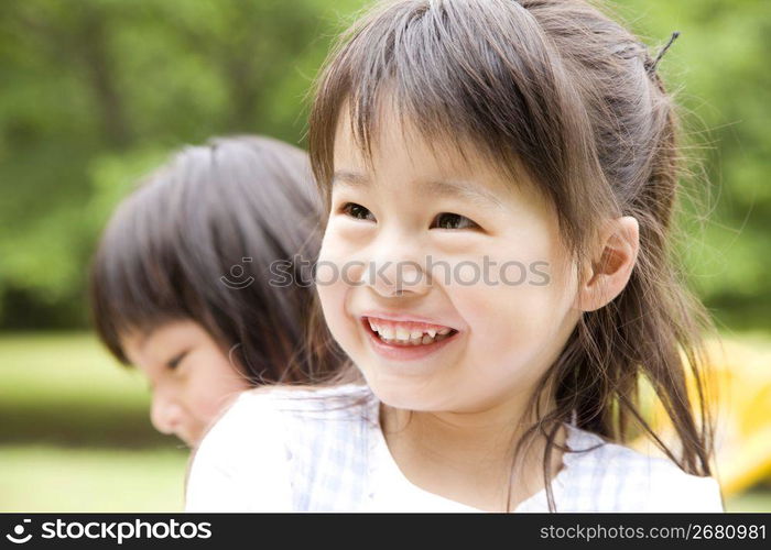 Young asian girl portrait