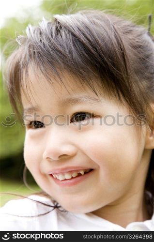 Young asian girl portrait