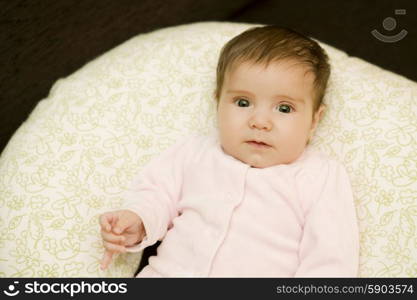 young baby portrait, studio picture