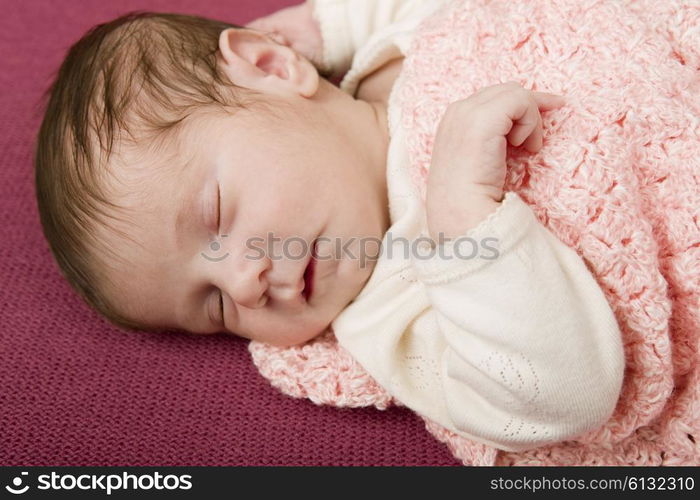 young baby portrait, studio picture