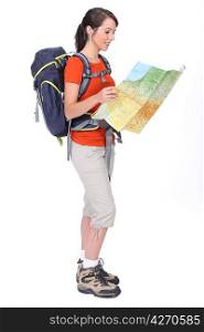 young backpacker