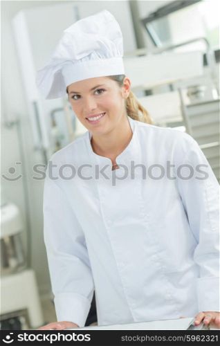 Young bakery apprentice