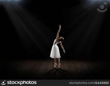 Young ballerina (in theatre version)