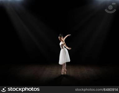 Young ballerina (in theatre version)