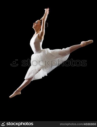 Young ballerina (isolated version)
