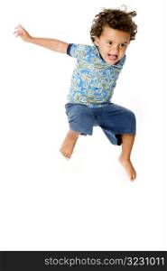 Young Boy Jumping