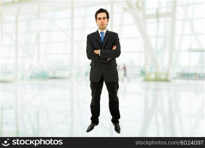 young business man full body at the office