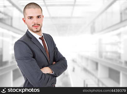 young business man portrait at the office