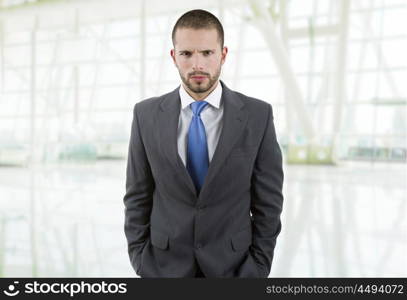 young business man portrait at the office