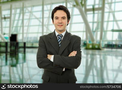 young business man portrait at the office