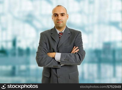 young business man portrait at the office