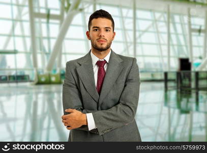 young business man portrait at the office