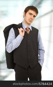 young business man portrait at the office