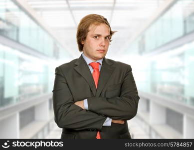 young business man portrait at the office