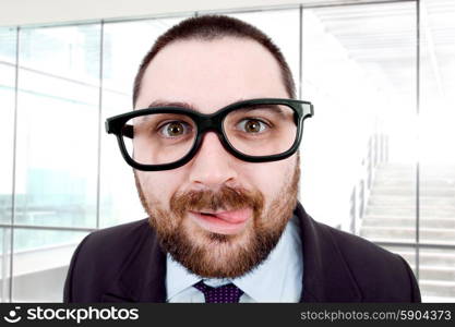 young business man portrait at the office