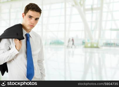 young business man portrait at the office