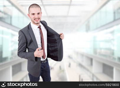 young business man portrait at the office