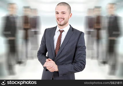 young business man portrait at the office