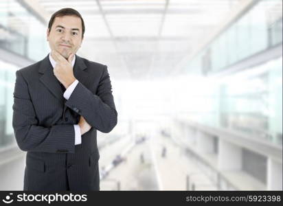 young business man portrait at the office