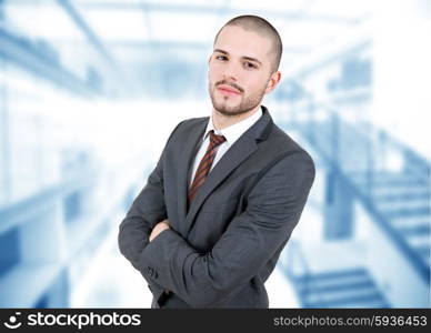 young business man portrait at the office