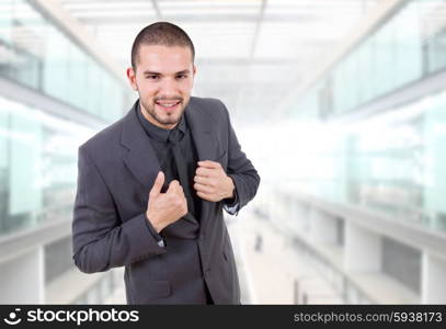 young business man portrait at the office