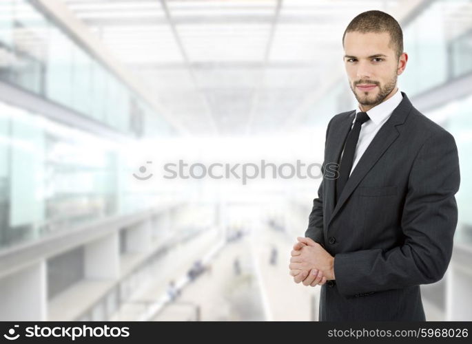 young business man portrait at the office