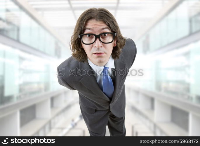 young business man portrait at the office