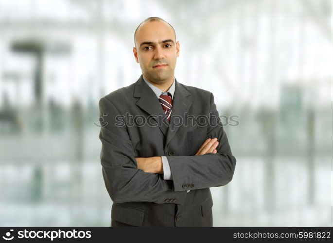 young business man portrait at the office