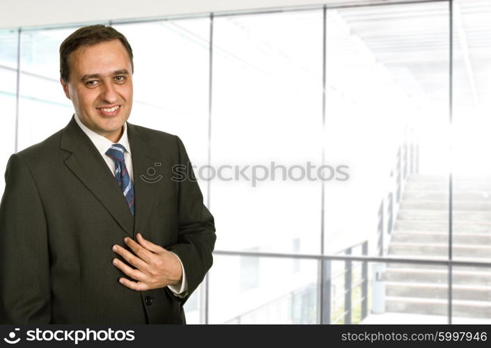 young business man portrait at the office