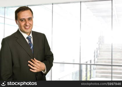 young business man portrait at the office