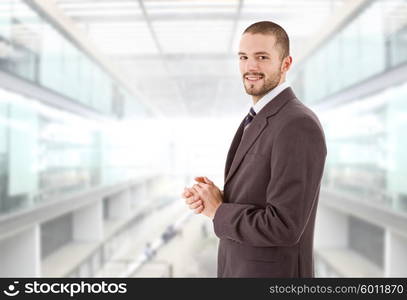 young business man portrait at the office