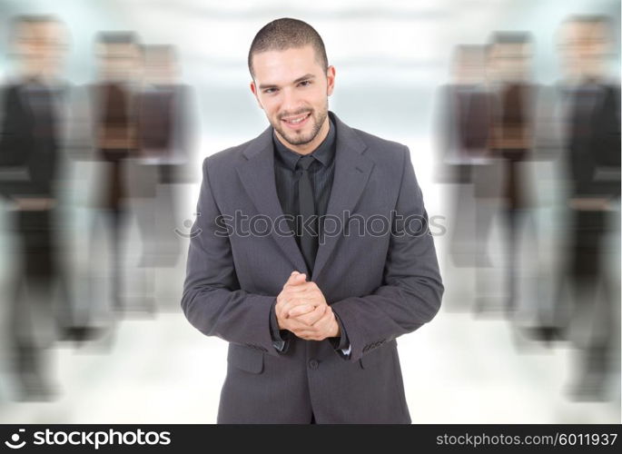 young business man portrait at the office