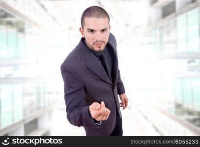 young business man portrait at the office